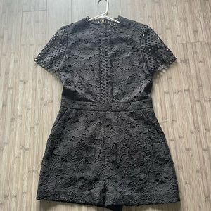 Ted baker black romper size 4.